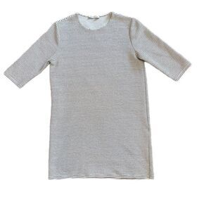 Zara W/B Collection Striped Dress or Tunic. Textured. Size Med. Good Condition!